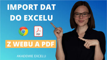 Jak importovat data z webu a PDF do Excelu mini