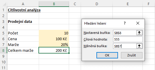 Hledání řešení 2