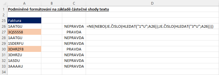 Wildcards s podmíněným formátováním 3