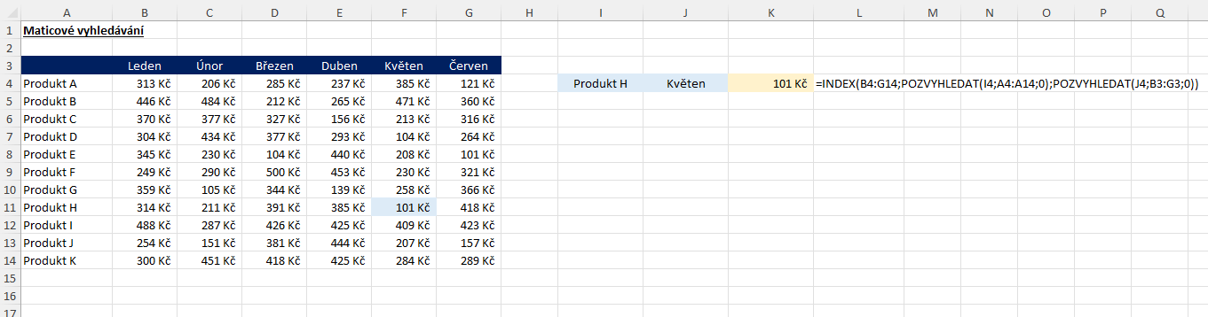 Jak vyhledávat do kříže 1