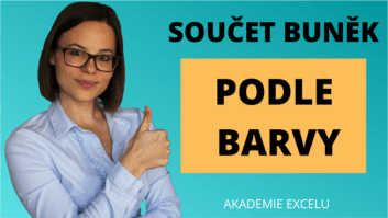 Součet buněk podle barvy (1)