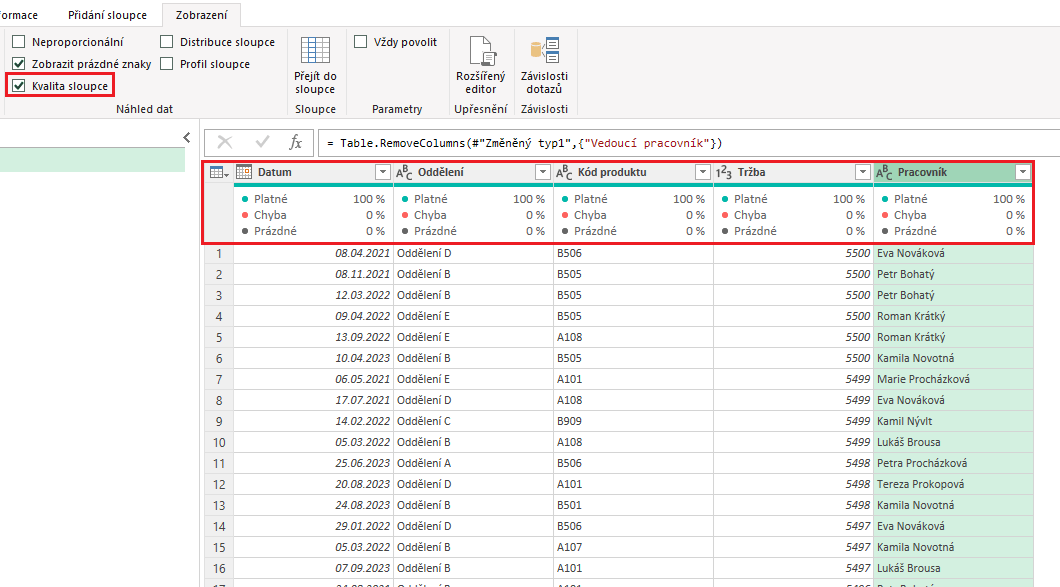 Triky v Power Query 11