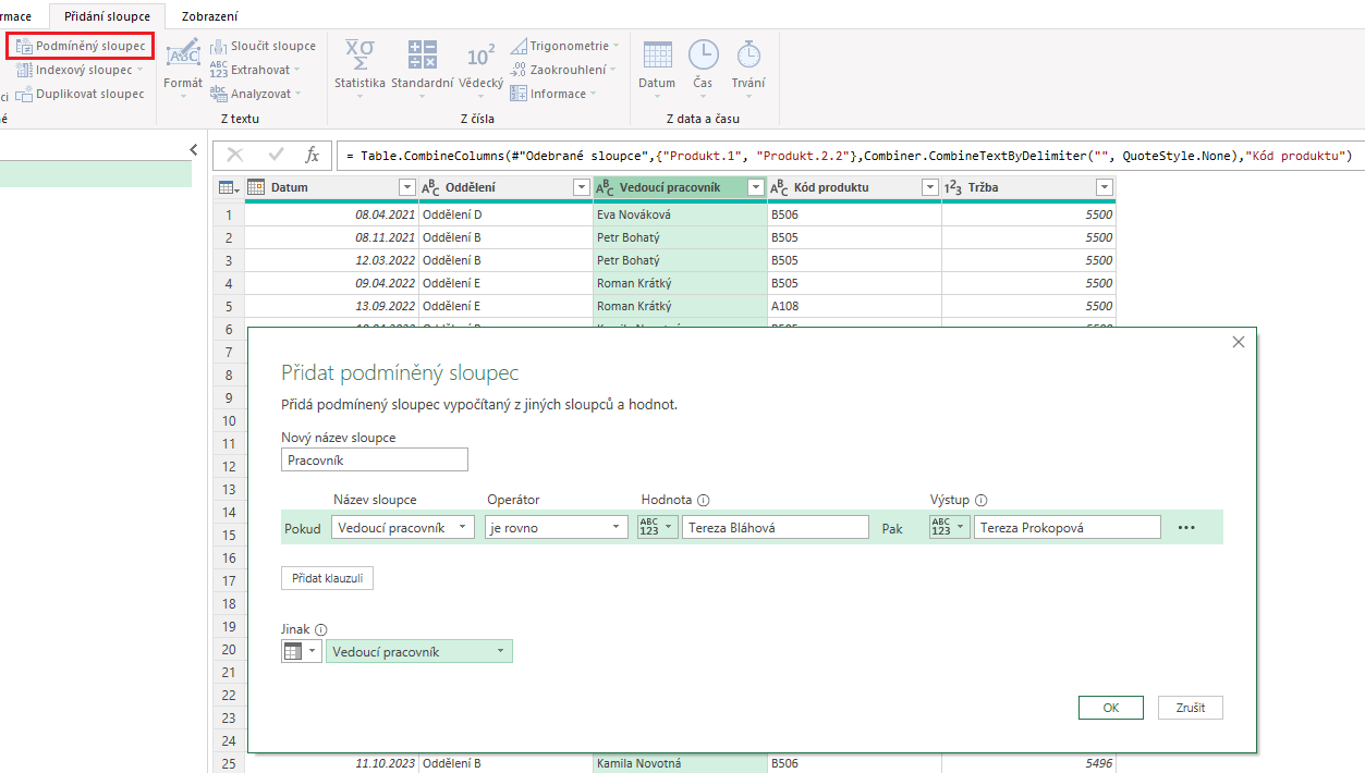 Triky v Power Query 9