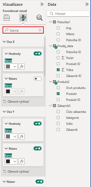 Formátování v Power BI 25